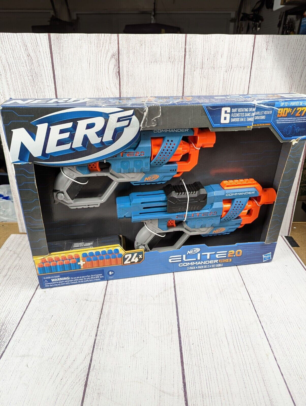 Nerf Elite 2.0 Commander Blaster 2-Pack With 24 Darts